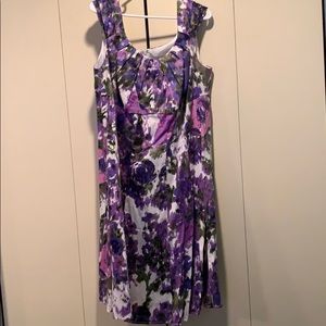 Purple Floral Dress